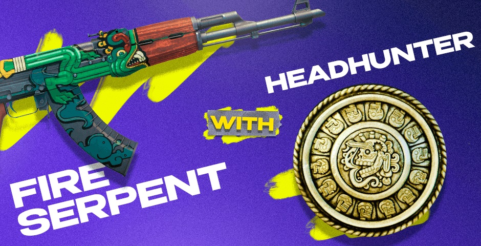 AK-47 | AK-47 火蛇与猎头者（闪亮）