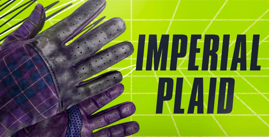 驾驶手套 | 蓝紫格子